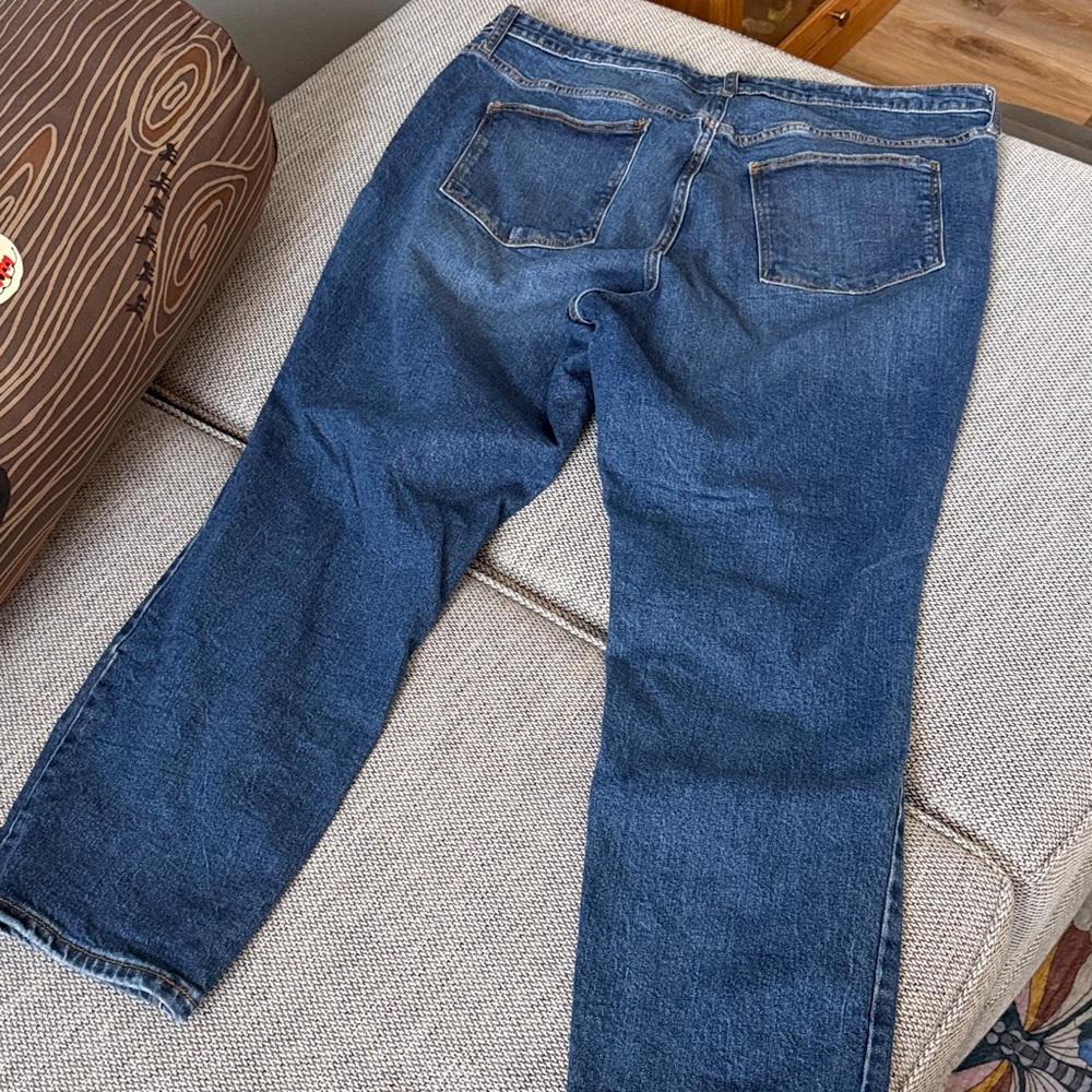 Dark Blue Universal Thread Distressed Women's Jeans 18/34R - Picture 6 of 8